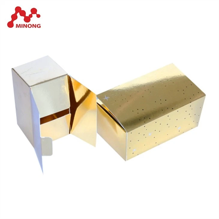 UV Printed Silver Cardboard Package Box made in china 